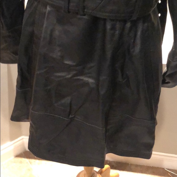Black Bebe trenchcoat size L - Picture 6 of 8